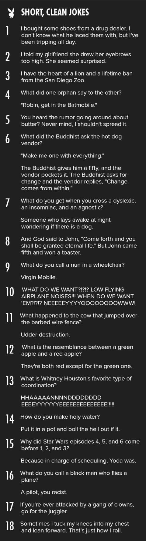 Short Clean Jokes Tfe Times