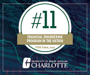University of North Carolina Charlotte UNCC MFE Master of Mathematical Finance Sideboard 300x250