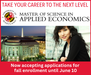 University of Maryland Masters of Economics Sideboard