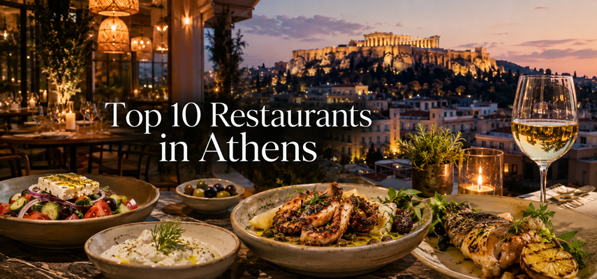 Top 10 Restaurants in Athens, Greece