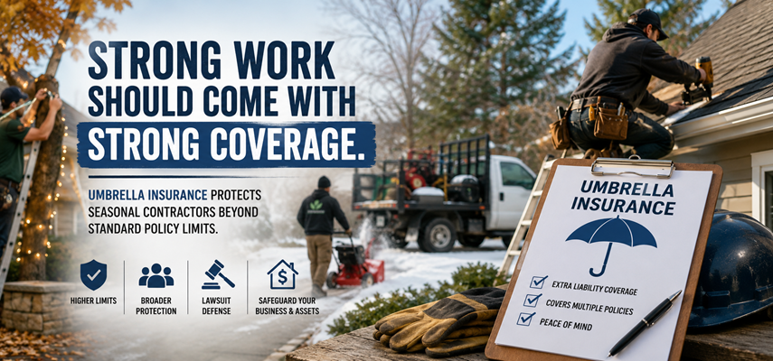 How Seasonal Contractors Strengthen Coverage With Umbrella Insurance
