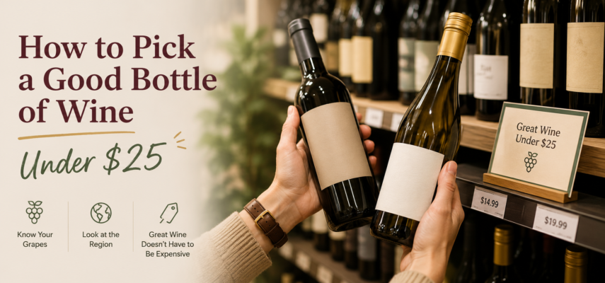 How to Pick a Good Bottle of Wine Under $25