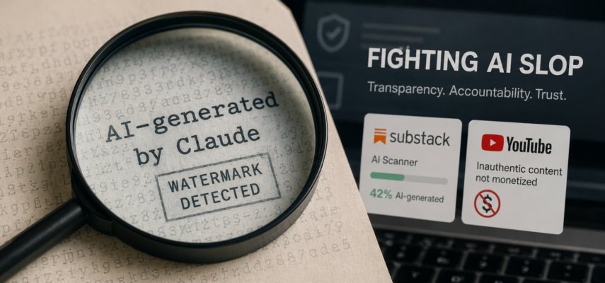 Anthropic Embeds an Invisible Watermark in Claude Text as Platforms Move Against AI Slop