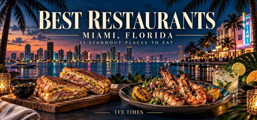 Best Restaurants in Miami, Florida: 15 Standout Places to Eat — illustrative food collage
