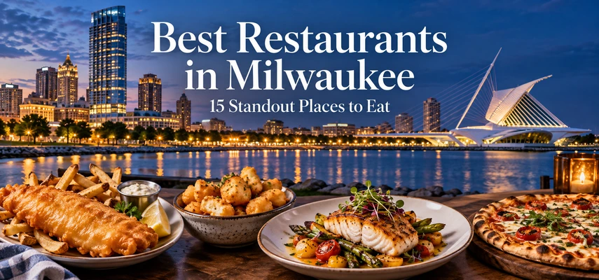Best Restaurants in Milwaukee: 15 Standout Places to Eat — food and city collage